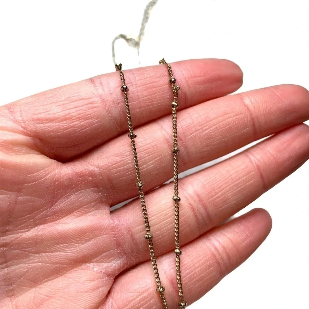 Gold Tone Capricorn Zodiac Short Length Necklace